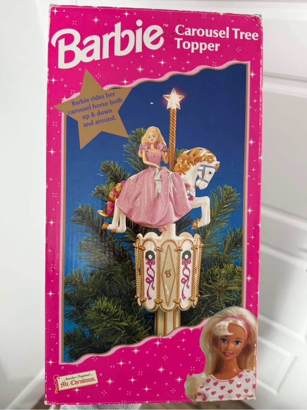 Vintage Barbie Carousel Tree Topper